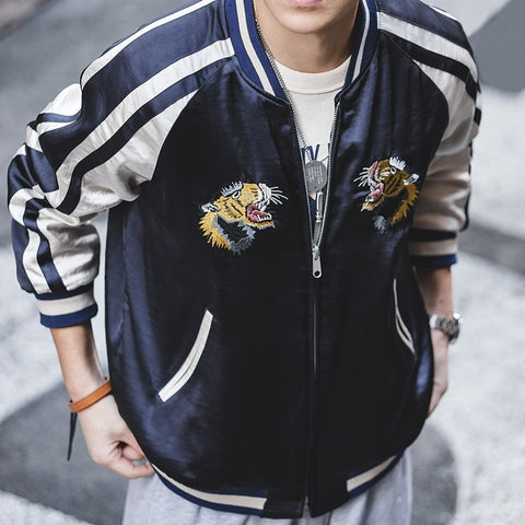 Retro Two-sided Wear Yokosuka Coat For Men