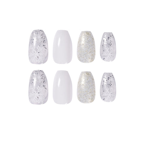 Ice Glitter Short Ballet Foreign Trade Section Wears Nail Art