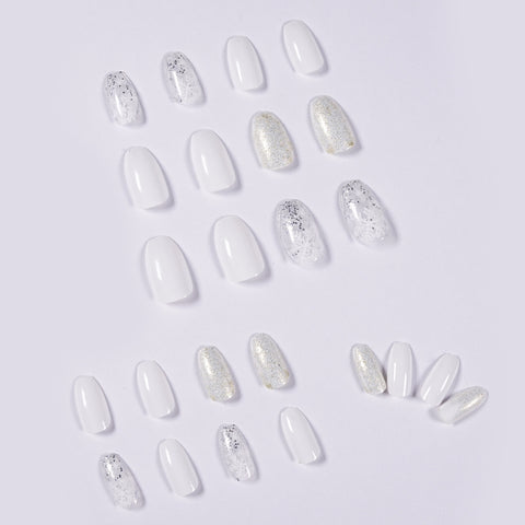 Ice Glitter Short Ballet Foreign Trade Section Wears Nail Art