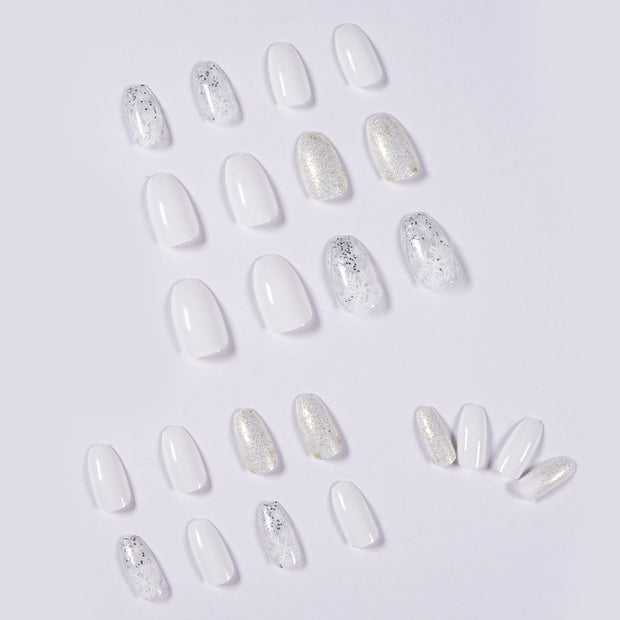 Ice Glitter Short Ballet Foreign Trade Section Wears Nail Art